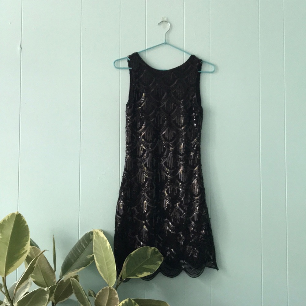 Sequin flapper dress